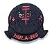 Squadron Nostalgia LLC HMLA-269 Gunrunners Black PVC Patch â€“ With Hook and Loop