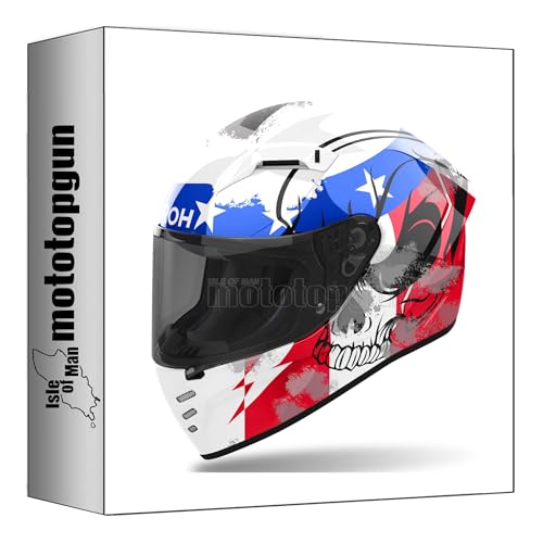 Casque Airoh Connor Nation Gloss XS idéal contre le vent et le bruit