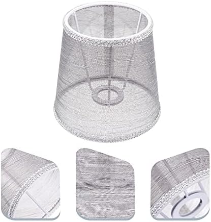 Uonlytech 2pcs Barrel Fabric Lampshade Fabric Big Lampshades for Table Lamp and Floor Light Bedside Lamp Wall Lamp