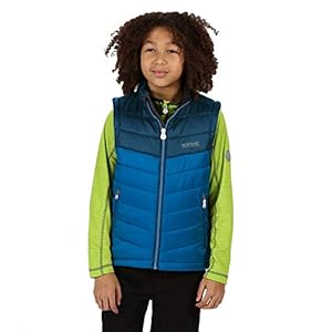 Regatta Freezeway II B/W Junior Vest zonder mouwen, licht, isolerend, met reflecterende motieven, voor kinderen