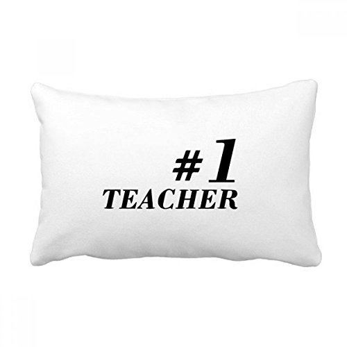Oreiller lombaire Enseignant Étudiant DIYthinker, housse et insert de coussin canapé