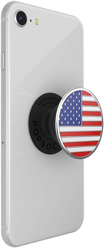 PopSockets Adhesive Phone Grip, Holder, Phone Stand, Enamel - Enamel Old Glory