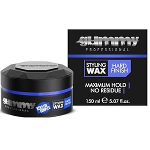 Gummy Professional Hard Finish Hair Wax – Maximum Hold Styling Wax – Transparent Water-Based Non-Greasy Formula – Leaves No Residue, Washes Out Easily – Watermelon Scent – 5.07 Fl Oz Single Pack