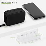 Zannaki Mignon organisateur de pilules pour la poursuite avec deux amovibles 7-Day Boîte à pilules, voyage PU Pill Case en cuir, conteneur de pilule hebdomadaire portable avec sac de stockage pour tenir les vitamines, huiles de poisson, suppléments (noir)