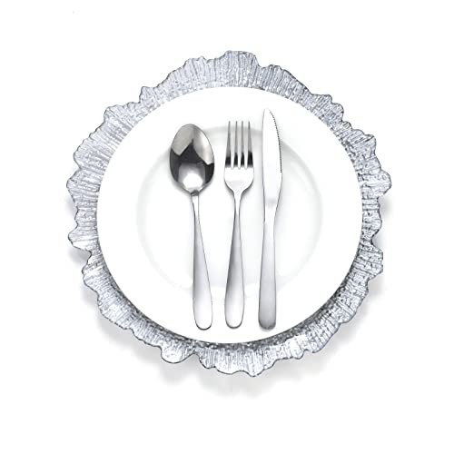 Platos Elegantes de Acrílico 13" Set de 12 miniatura 6