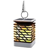 APLICACIÓN GRANDE: con el clip, se puede fijar o quitar fácilmente. Perfecto para árboles, mirador, pabellón, jardín, patio trasero, terraza, pared, balcón, camino, camino de entrada, césped, camping, etc.