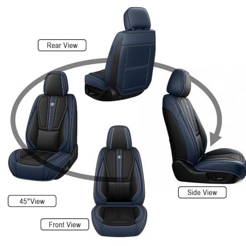 Image of Custom Car Seat Cover for Jeep Gladiator 2020-2026,Easy install,Black Blue