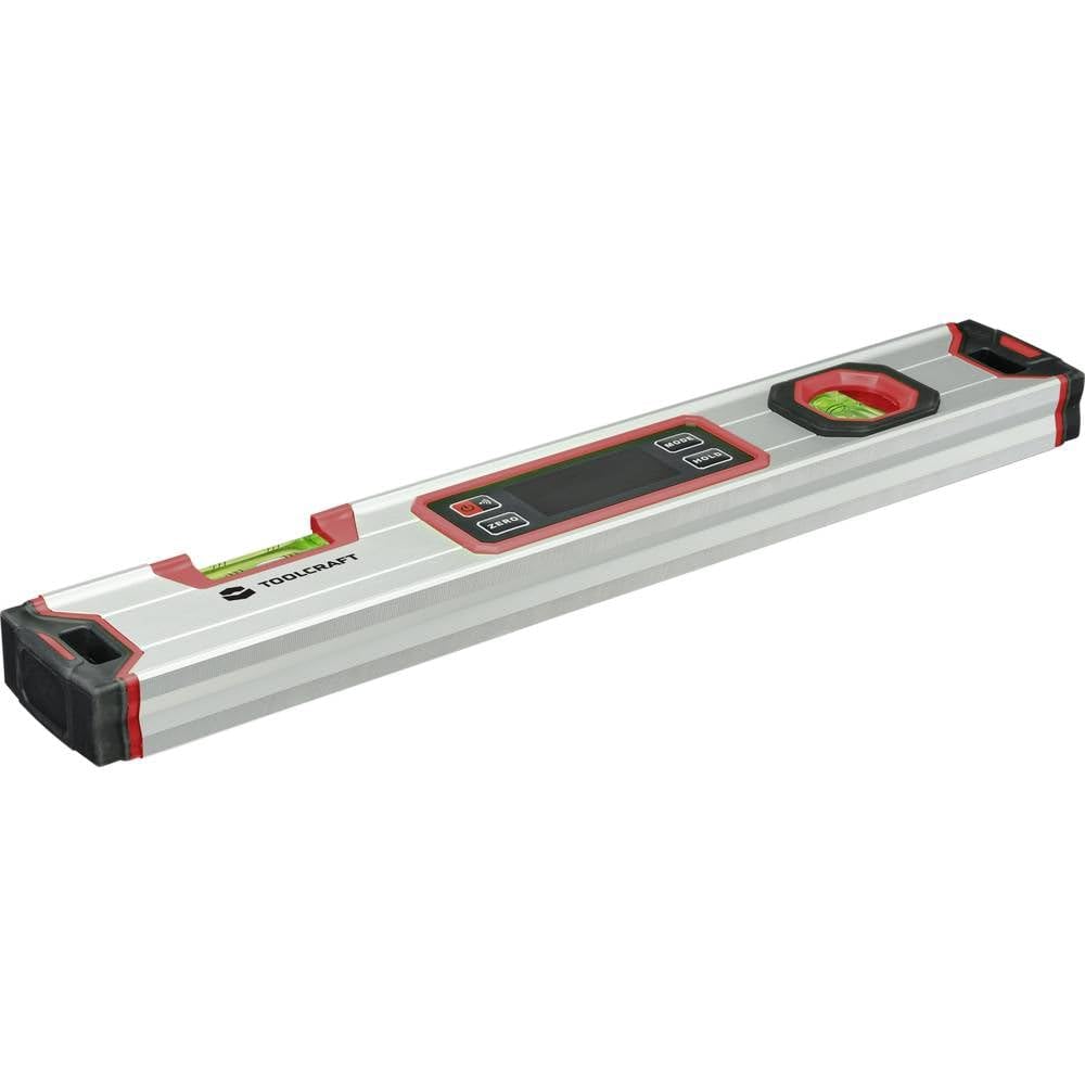 Toolcraft TO-7337448 - Nivel de burbuja digital con imán (400 mm, 360°, 1,0 mm/m)