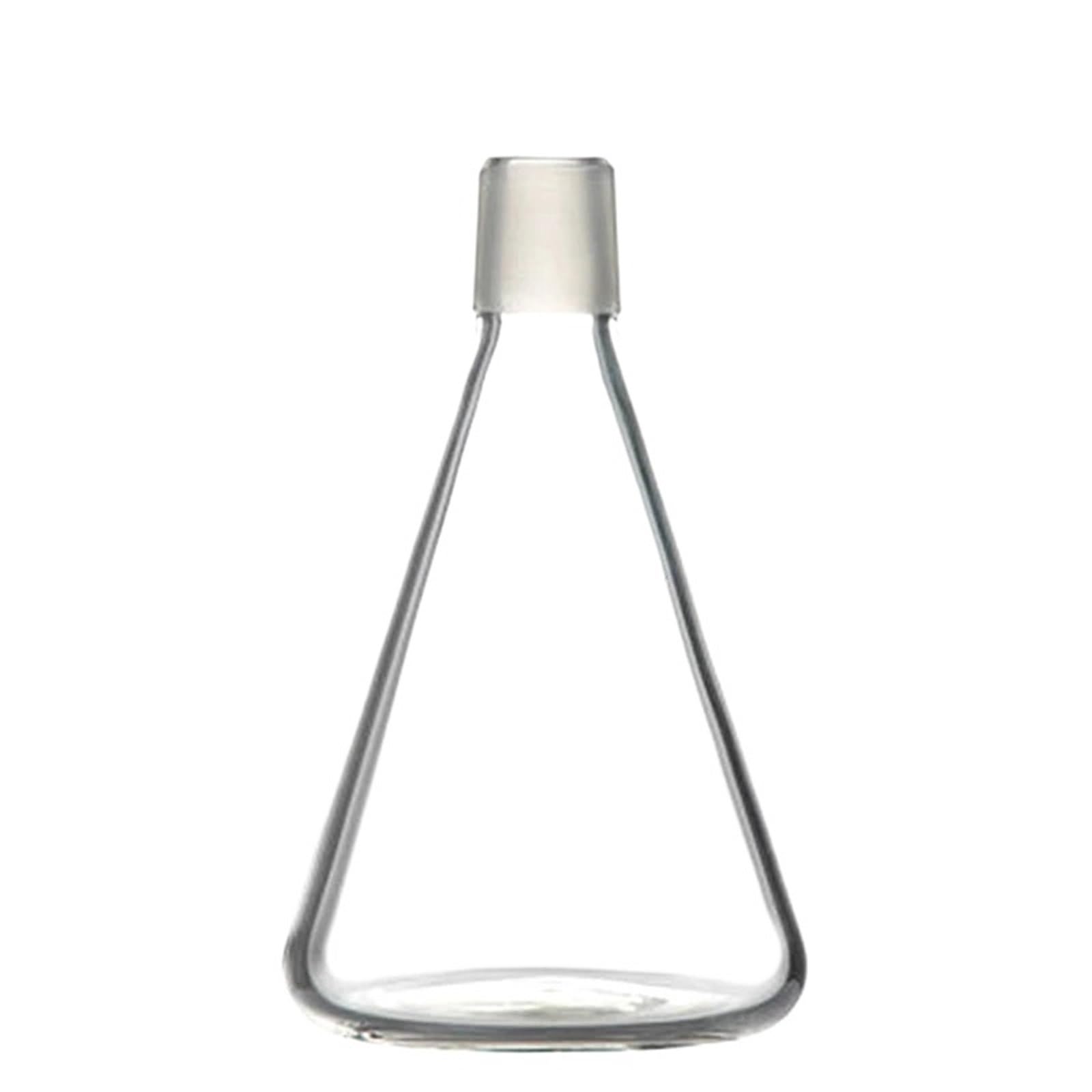 Matraz for filtro de vacío. Juego de aparatos de filtración de laboratorio. Accesorios. Material de vidrio de laboratorio. Matraz triangular de 250 ml, 500 ml y 1000 ml.(1000ml)