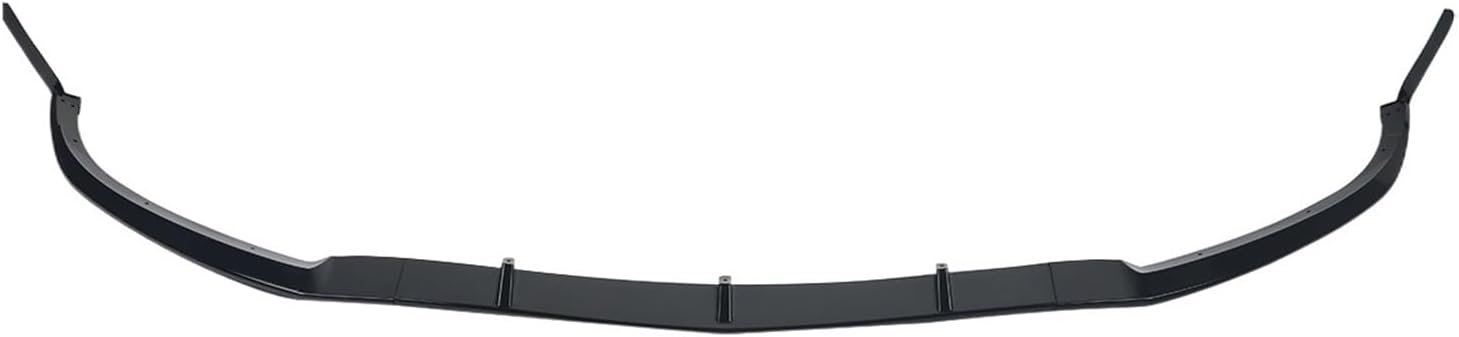 MagicKit ABS Car Front Bumper Spoiler Lip Splitter Trim Compatible for Mercedes Benz C-Class C205 W205 A205 2015 2016 2017 2018 Black