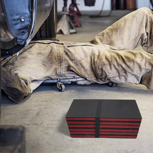 Alfombrilla de reparación de coche plegable de espuma EVA negra para taller 7