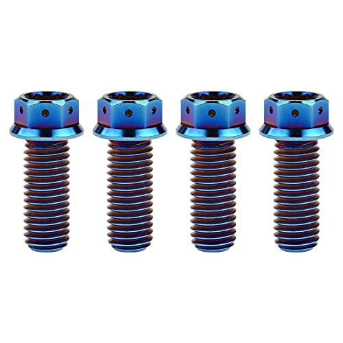 Tornillos de titanio M10 inoxidables y ligeros con paso de 1,25 mm para motor