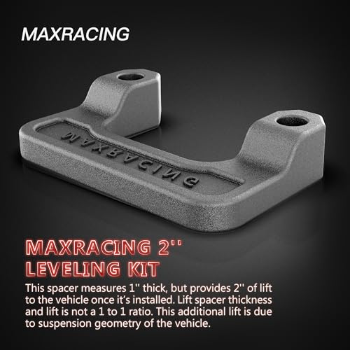 Image of Maxracing 2 inch Front End Leveling Kit Compatible with 2007-2026 Chevy Avalanche Silverado Suburban 1500 Tahoe Sierra Yukon XL1500