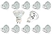 Produktbild Sparpack 10x 5Watt GU10 230Volt LED Leuchtmittel 450Lumen 6500Kelvin kaltweiß für Einbaustrahler Lampe Spot Strahler Deckenlampe Leuchte Innen und Außen - SONDERPREIS