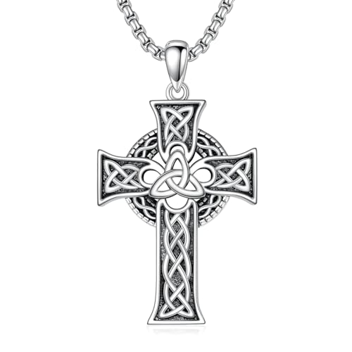 Collier croix celtique homme argent : l'amulette celtique du quotidien