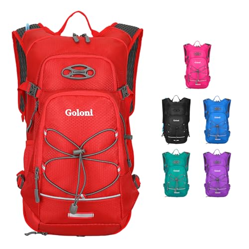 Hydration Backpack,Lightweight Hiking Backpack with 2L Water Bladder,Insulation Water Backpack for Men Women,Hydration Pack for Biking, Running, Festival,Camping