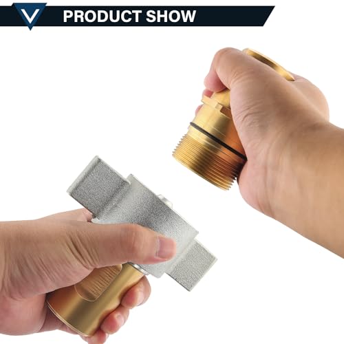 Image of 1 inch NPT Wet-Line Wing Nut Heavy Duty Hydraulic Quick Disconnect Coupler /Coupling Set