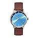 Produktbild AUGUST BERG Uhr Serenity Sky Blue Dark Brown Perlon 40mm Unisex