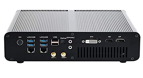 Partaker 8K Mini Pc, Desktop Gaming Computer With Intel I7 7700Hq 4 Cores 2.8Ghz, 8Gb Ram, 240Gb Ssd, Dedicated Gtx1060 3G Graphics, 7680X4320, 2Xgiga Lan, Dp+Hd+Dvi, Type-C, Win 10 Pro #TOP4