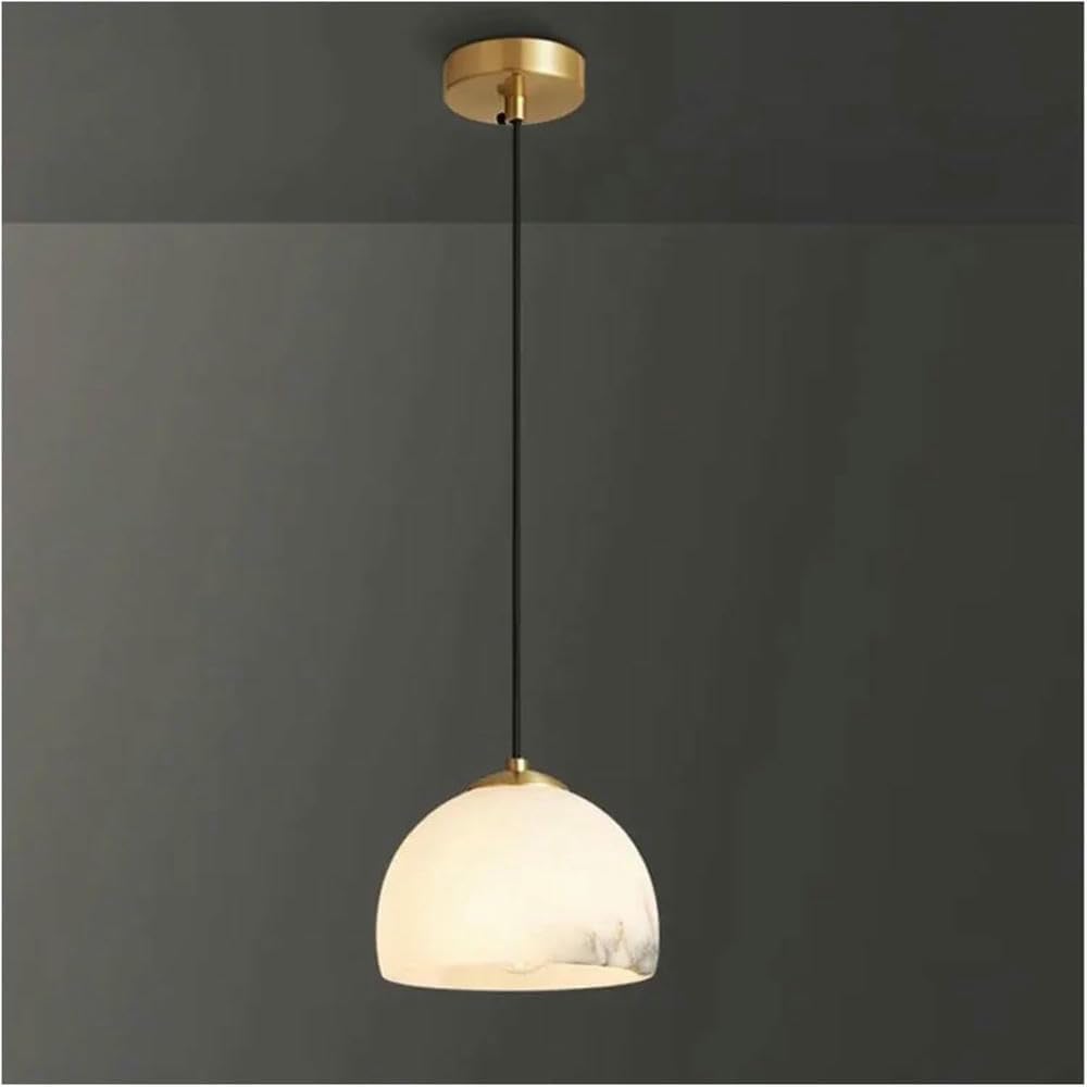 Lights Simple Natural Marble Book Tv Background Wall Dining Room Table Living Small Lamp Decoration Lustre Home Décor(Waves,Warm Light)/D/Warm Light