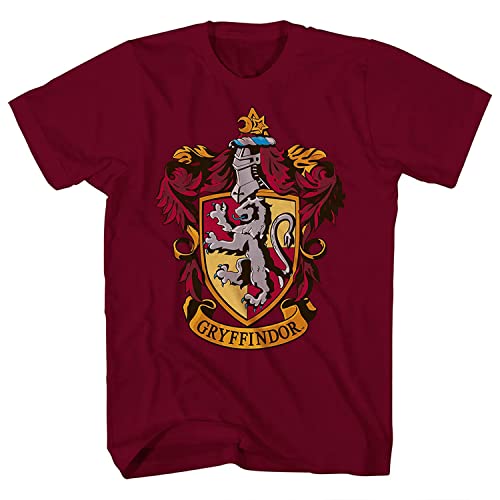 Harry Potter Boys Hogwarts T-Shirt - Hogwarts Gryffindor Hufflepuff Ravenclaw Slytherin Wizardry Shirt