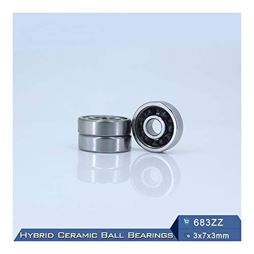 Rodamiento 683ZZ de cerámica híbrida 3x7x3mm para motor 4