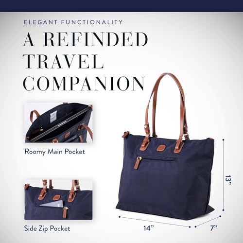 Image of Bric's X-Collection Sportina Large 3-in-1 Tote Bag, Water-Resistant Carry-On w /Pass-Through, Adjustable Strap & Pouch