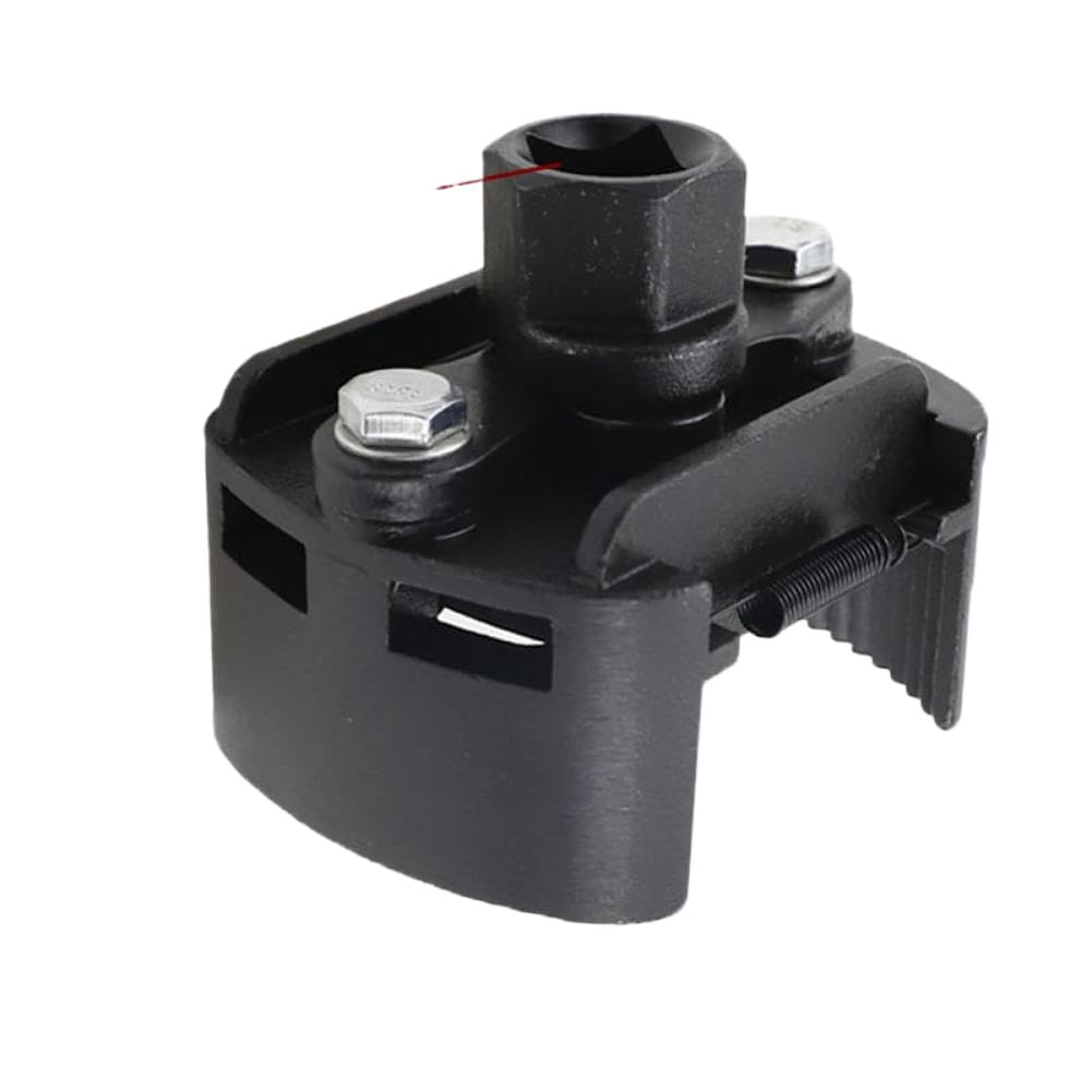 Universal verstellbarer Ölfilter Schlüssel mit 2 Backen Zickzack Design 105-145mm