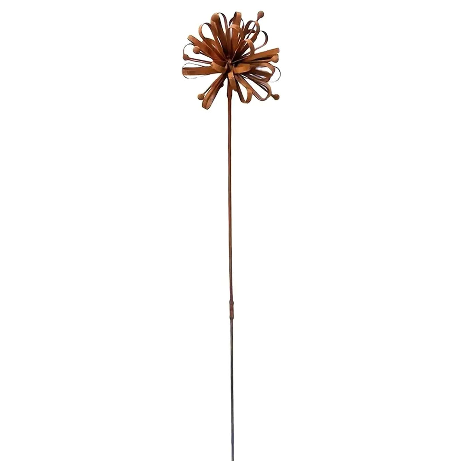 fexxkg Iron Garden Stake For Year Round Display Outdoor Yard Patios Lawns Decoration With Natural Finish Height 7