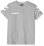 amazon hummel sneaker kinder Soft-Feel Hummel Kinder T-shirts Hmlgo Kids Cotton, grau (Grau Melange), 164 (2XL)