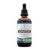 Secrets of the Tribe Lomatium Alcohol-Free Liquid Extract (Lomatium Dissectum) Dried Root Tincture Supplement (4 FL OZ)