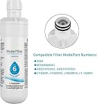 2pcsRefrigerator Water Filter LT1000P for Fridge, 6 Month / 200 Gallon NSF 53&42 Certified Filtration Cartridge Replacement LT1000P/PC/PCS, MDJ64844601, ADQ74793501, ADQ74793502