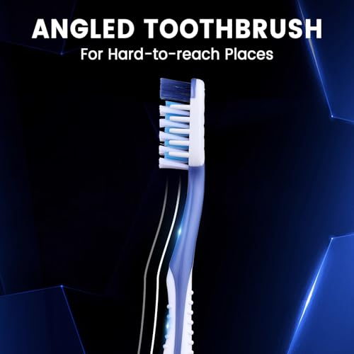 Image of Fremouth Soft Toothbrushes for Adults, Soft Rounded Bristles, Built in Gum Stimulators, 6 Count