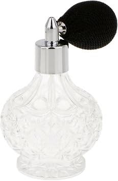 100ml واضح كريستال خمر نمط زجاجة عطر طويلة/قصيرة رذاذ شرابات مضخة البخاخة زجاجات زجاجية قابلة لإعادة التعبئة سيدة ماكياج أداة (أسود قصير)