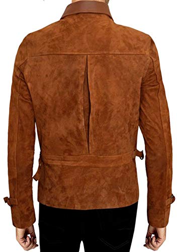 Brown Casual Suede Leather Jacket – Stylish & Comfortable for Boys & Girls3
