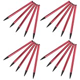 Design pratique et durable : Conçus en métal et plastique, ces stylos tactiles rouges mesurent 11,8 cm, offrant une prise confortable et robustesse adaptée à utilisation quotidienne prolongée en classe, bureau ou domicile