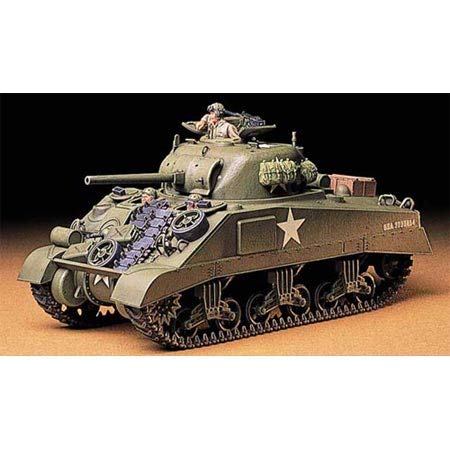 TAMIYA 35190 - 1:35 US Mitl. Pz. M4 Sherman Früh. (3), Modellbau, Plastik Bausatz, Basteln, Hobby, Kleben…