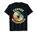 Coffee Whisperer Retro Vintage Barista Macchina da Caffè Regalo Maglietta