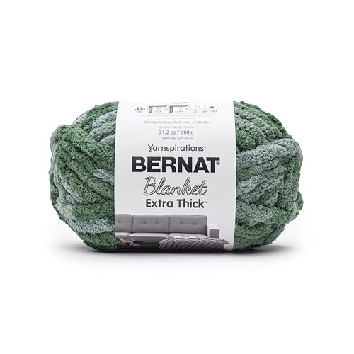 Image of Bernat Blanket Extra Thick Underbrush Yarn - 1 Pack of 21.12oz /598.74g - 100% Polyester - #7 Jumbo - 72 Yards - Chunky Yarn for Hand Knitting, Crocheting, Crafts & Amigurumi