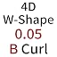 4D W-Shape-B-0.05 12mm