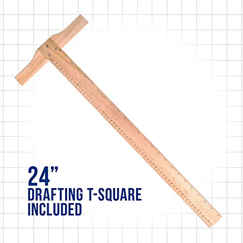 Us Art Supply Extra Large Adjustable Wood Artist Drawing & Sketching Board 26" Wide X 21" Tall #TOP2