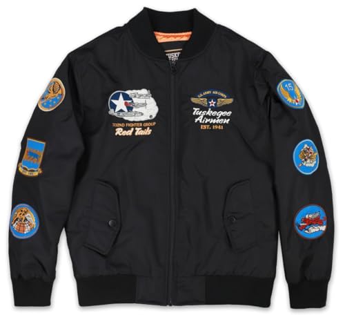 Tuskegee Airmen M5 Bomber Jacket Black - Main Image