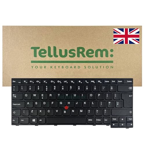 Clavier de remplacement UK pour Lenovo Thinkpad E470 E470c E475 sans rétroéclairage
