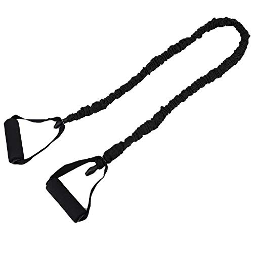 Fitness Equipment Elastic Pull Rope Body Stretch Excerciser Yoga Pull Rope, Fitness Pull Rope, for Home for Gym(Black (30 lbs)) - Image 3