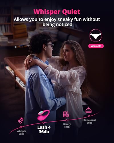 lovense lush 4 remote control g-spot vibrator wearable long distance adult sex toys amp games with led light app controlled egg vibrators for women couples powerful vibration discreet waterproof
