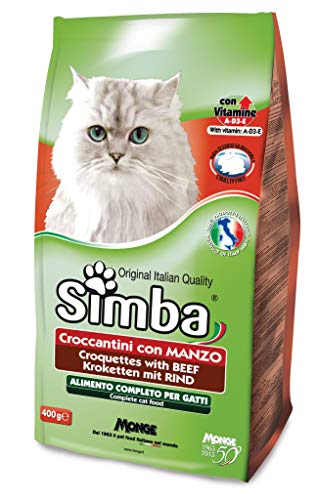Monge Croquetas para Gato con Carne de Vaca, 400 g