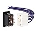 UXCELL Universal 5 Pin Car Window Switches - Master Rocker Switch Wiring Harness Momentary Glass Lifter DC 12V