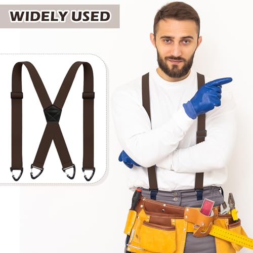 Image of Sintege X Back Hidden Suspender 1.5 Inches Under Clothing Heavy Duty Work Suspenders for Men Women