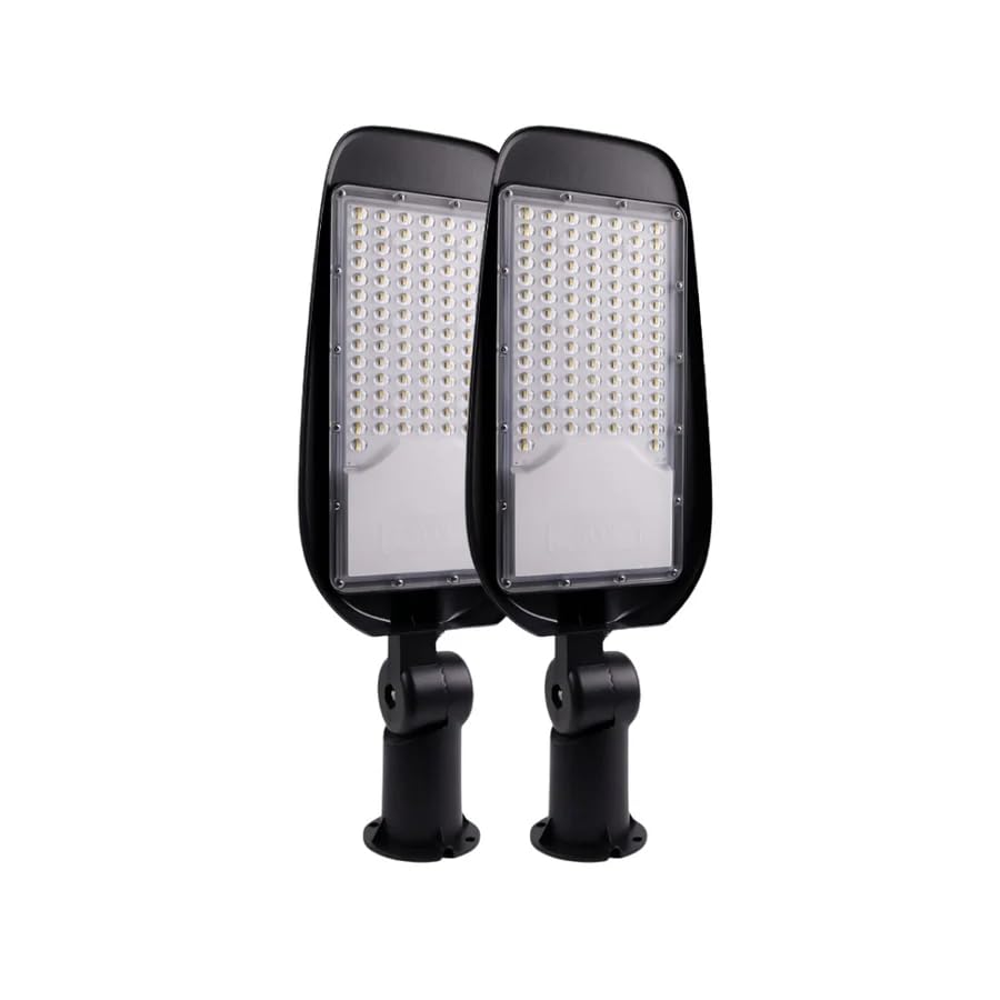 LUXULA 2 Stück LED Straßenlaterne 150W, 17500 Lumen, 5000K Neutralweiß, IP65 Wasserdicht, Mastleuchte, Straßenlampe, Aussenleuchte, Wegeleuchte...
