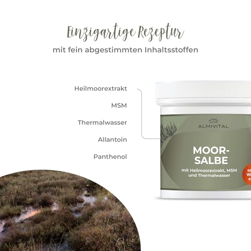Moorsalbe Almivital mit Wärmeeffekt für Schulter und Nacken